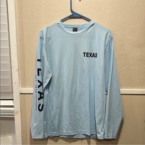 ❤️3 for$10❤️ Texas Light Blue Long Sleeve Shirt